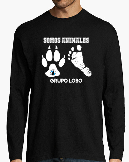 Long sleeve t-shirt . design we are animals