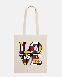 love - inspired by mondrian