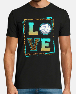 love chemise de volley-ball amateurs de volley-ball cadeau parfait sports d&#39;été t-shirt de sport