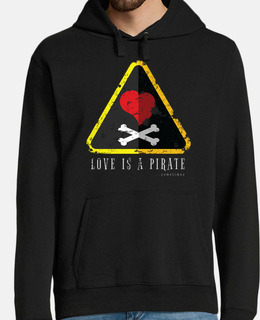 love is a pirate (sometimes) cross bone