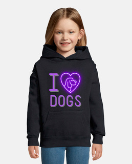 love les chiens en violet