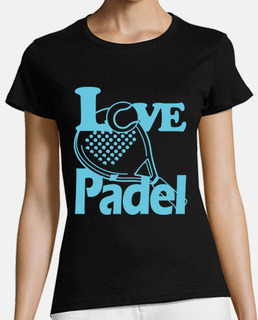 love love padel racket in blue