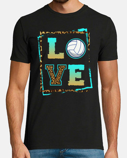 Love Volleyball Shirt Volleyball Lovers Perfect Gift Summer Sports Volleyball Sports Tee Beach Volle