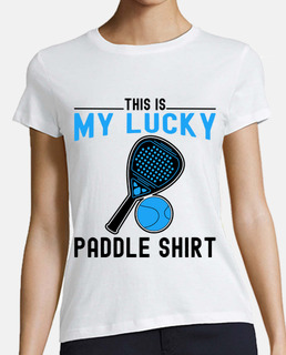 lucky padel shirt funny gift