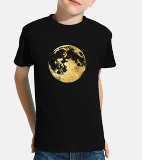 luna stilizzata dorata
