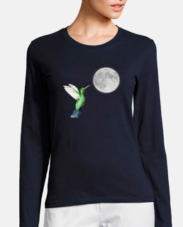 Luna y colibrí