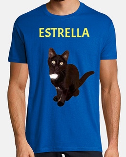 Luna y Estrella los gatitos camisetas cortas de Estrella niños hombres