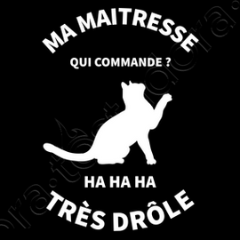 Tee Shirt Ma Maitresse Qui Commande Humour Tostadora Tee Shirt Ma Maitresse Qui Commande Humour Tostadora