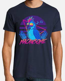 macawsome macaw perroquet - chemise homme