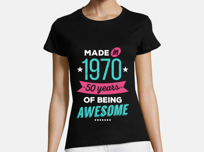 Playera made in 1970 50 years of being awes. laTostadora Mexico