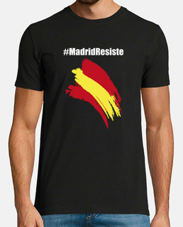 Madrid Resiste Bandera de España