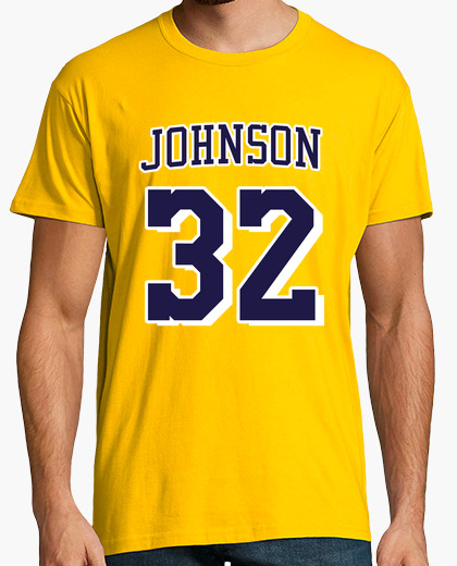 magic johnson t shirt jersey