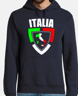 Maglietta souvenir Italia, mappa e colo