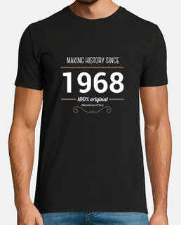 Making history 1968 white text