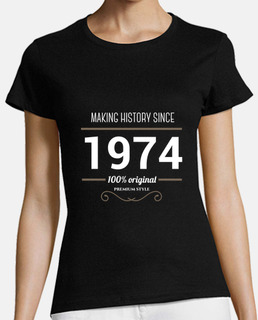 Making history 1974 white text