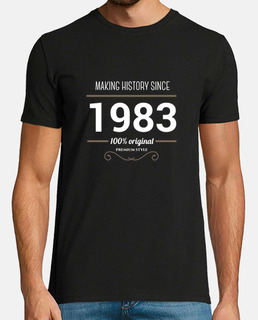 making history 1983 white text