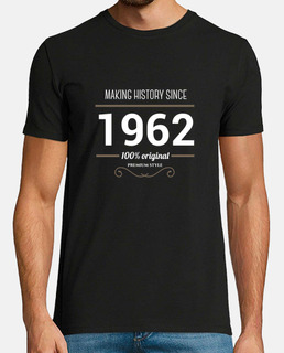 Making History since 1962 white