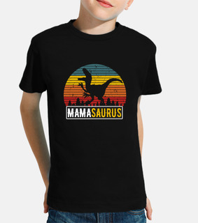 MamaSaurus Mom T Rex Dinosaur Retro
