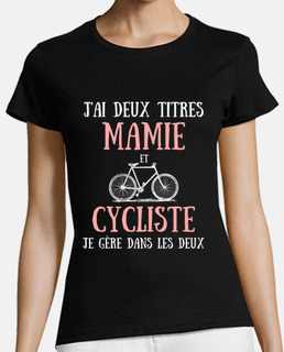 mamie cycliste humour vélo femme