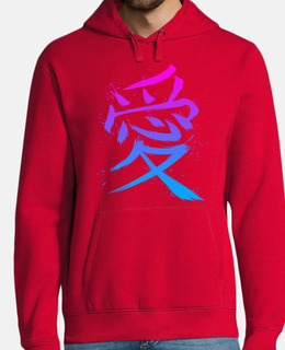 Man, sweatshirt, black