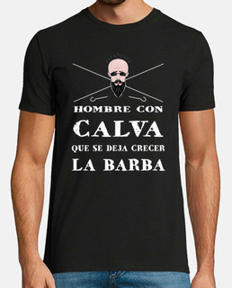 man with bald head and beard