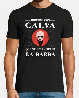 man with bald head and beard