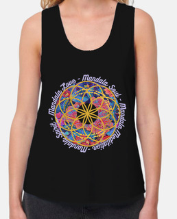 Mandala flor dorada