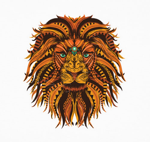 Tee Shirt T Shirt Mandala De Lion Tostadorafr