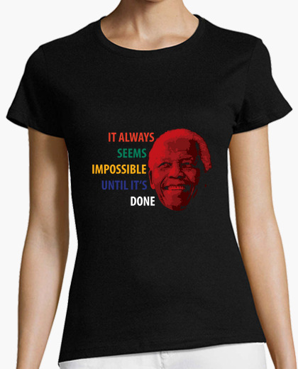 Camiseta Nelson Mandela Chica
