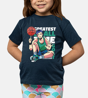 manga basketball player, children&#39;s t-shirt drawing artist manga collector.