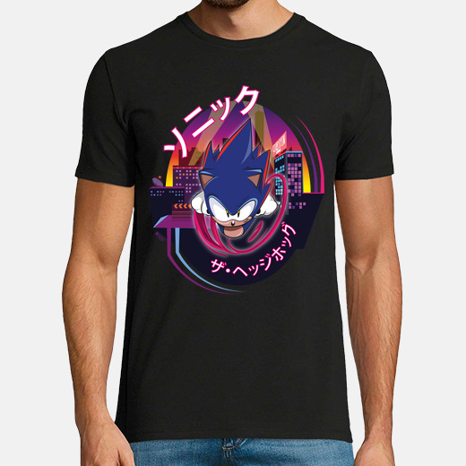 Sonic the Hedgehog T-Shirt Noir à Manches Courtes pour Garçons Sonic the Hedgehog T-Shirt Noir à Manches Courtes pour Garçons
