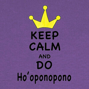 T-shirt Keep calm and do hooponopono