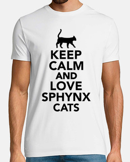 mantener a los gatos sphynx calma y ame