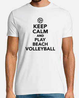 mantener la calma y jugar beachvolleyball