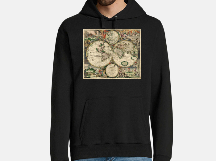 Sudadera mapamundi discount