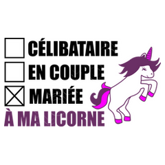 Sweat Mariee A Ma Licorne Humour Citations Tostadora