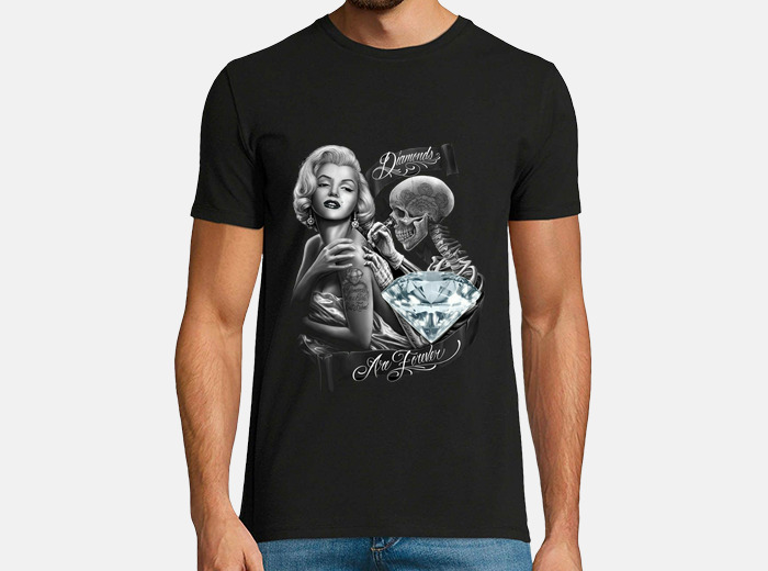 Camiseta marilyn monroe and diamonds laTostadora