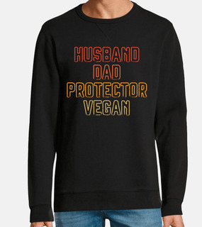marito papà protettore verdura vegana