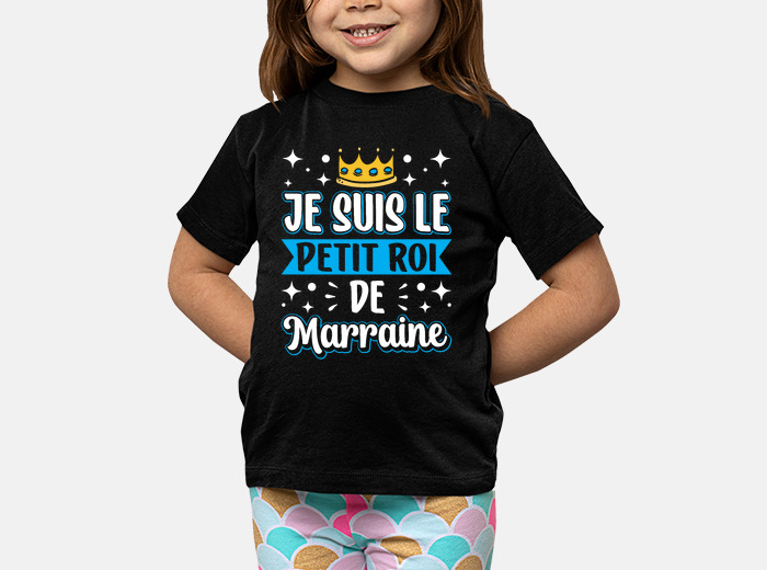 Tee shirt enfant marraine filleul je suis tostadora