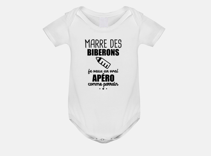 Body bébé veux tu être mon parrain body demande parrain, cadeau