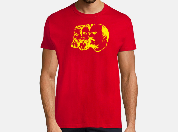 Marx engels lenin yellow t-shirt | tostadora