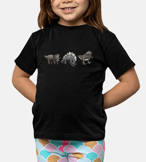 más los niños de dinosaurios camiseta