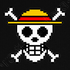 Mascarilla Bandera One Piece 8bit Latostadora Mascarilla Bandera One Piece 8bit Latostadora