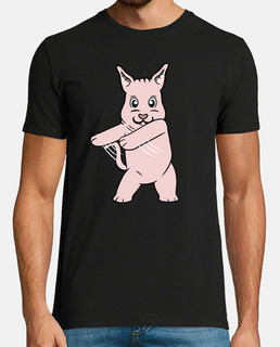 Mascota Gato Esfinge Baile Hilo Dental
