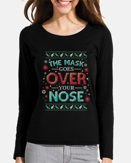 mask over the nose - pandemic christmas 2020