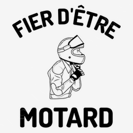 Masque Fier D Etre Motard Humour Moto Drole Tostadora