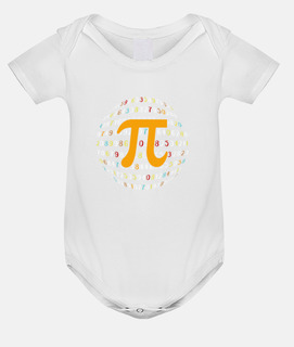 math, pi numbers, in a baby ball