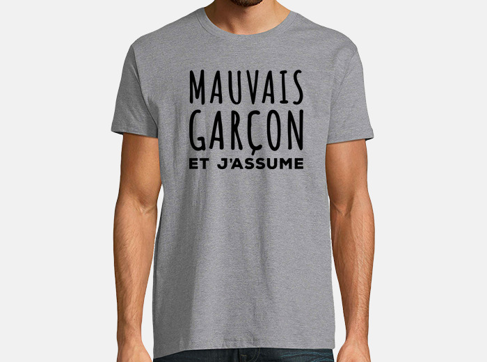 Tee shirt mauvais gar on bad boy tostadora