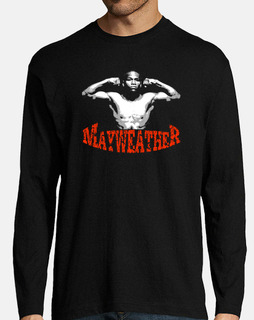 Mayweather --Camiseta 155grm2 NEGRABLANCA