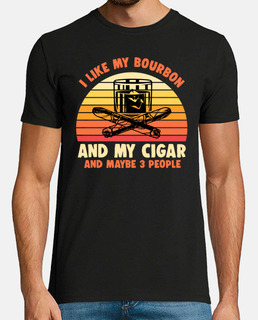 me gusta mi bourbon y mi cigarro